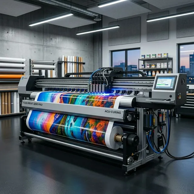 Realistic Flex Printing Machine